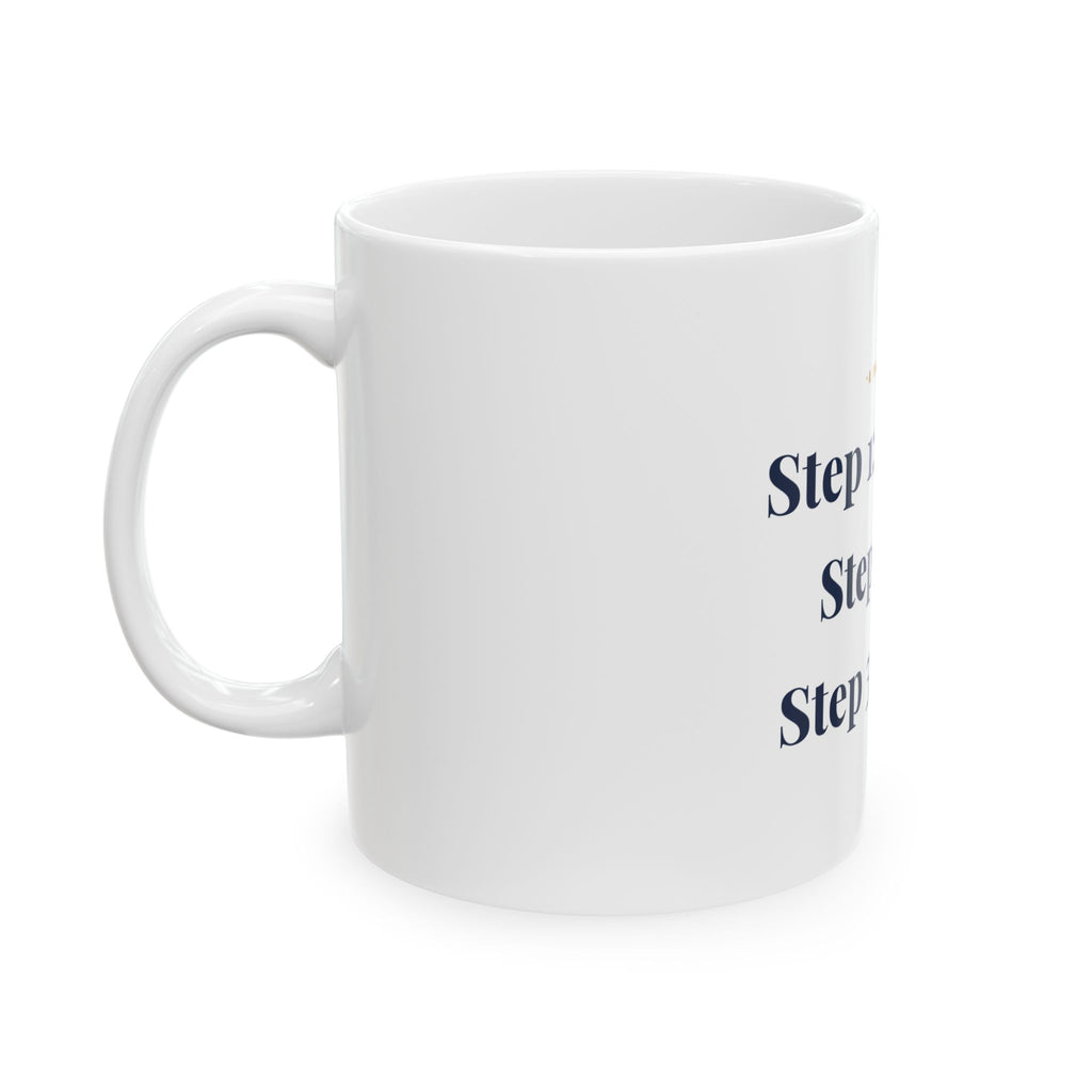 Step 1: Be Dad.  Step 2: ???  Step 3: Profit. — Funny Coffee Mug (11oz / 15oz)